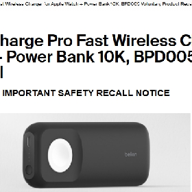 【快訊】使用這款行動電源注意！官方急召回退款：有火災風險