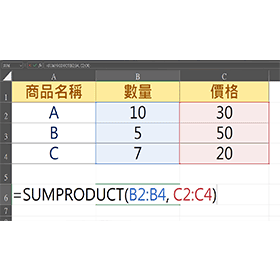 【科技新知】Excel 如何使用 SUMPRODUCT 函數？範例教學一次搞懂！