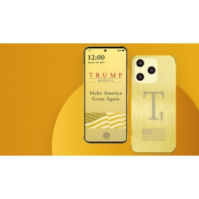 【快訊】外媒也傻眼，川普要賣手機！？Trump Mobile 金色手機全新亮相